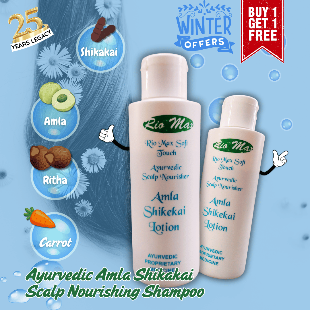 Ayurvedic Amla Shikakai Scalp Nourishing Shampoo 100GM Buy 1 Get 1 Free